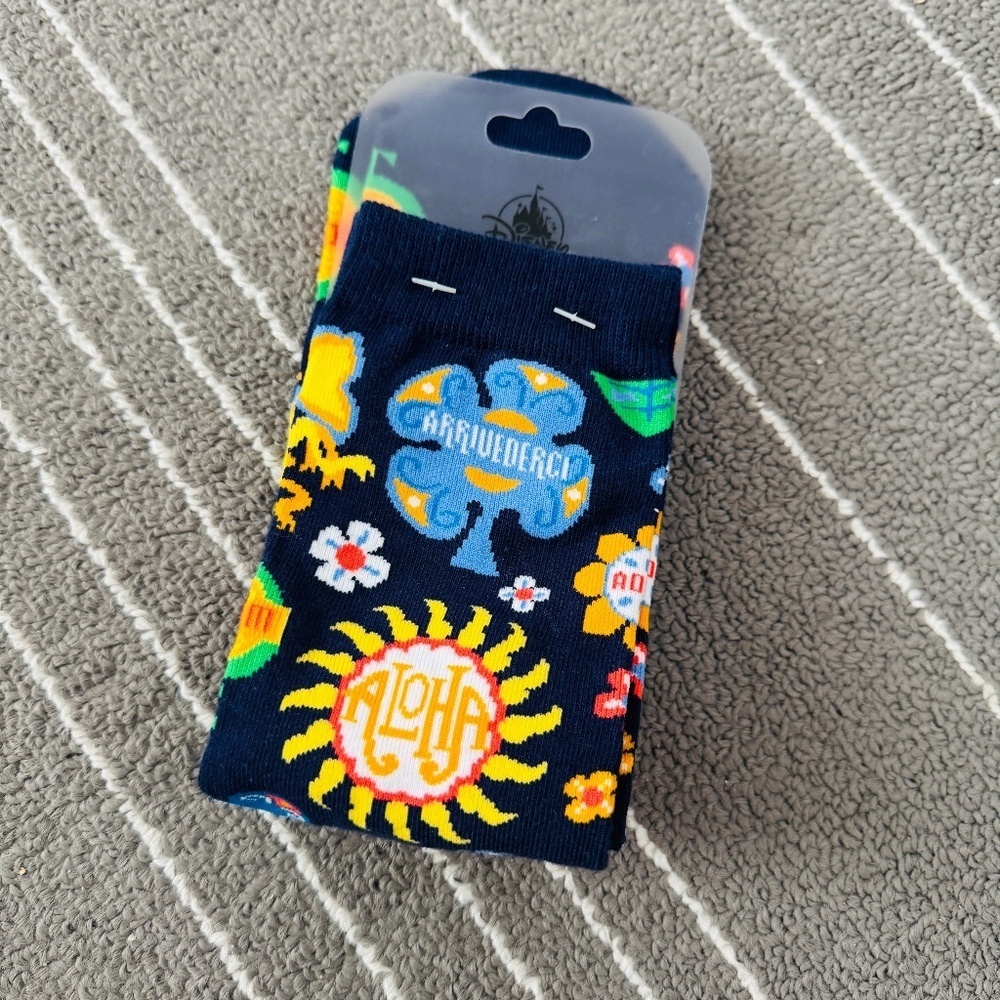 Disney Store - Pair of It's a Small World Socks, Brand New with Tags, Never Used